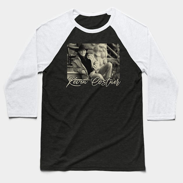 kevin costner #2 Baseball T-Shirt by YukieapparelShop